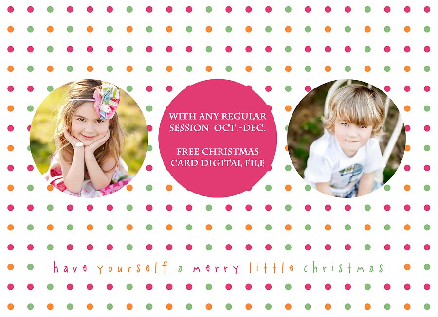 cute christmas cards with polka dots featuring polkadaisies models what a deal love the pink orange and green
