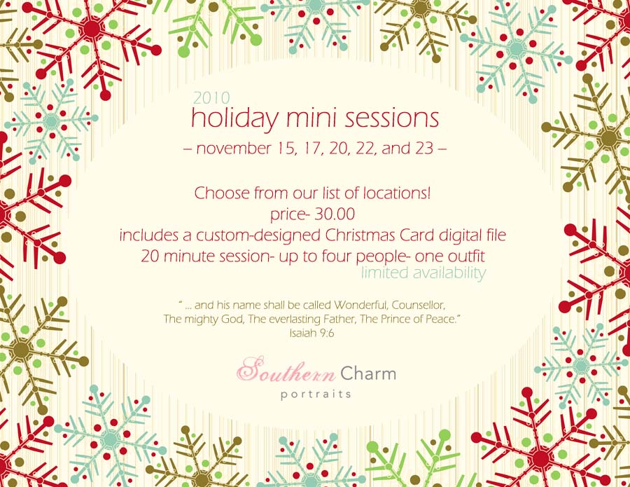 christmas holiday photographer sessions different locations reserve your spot