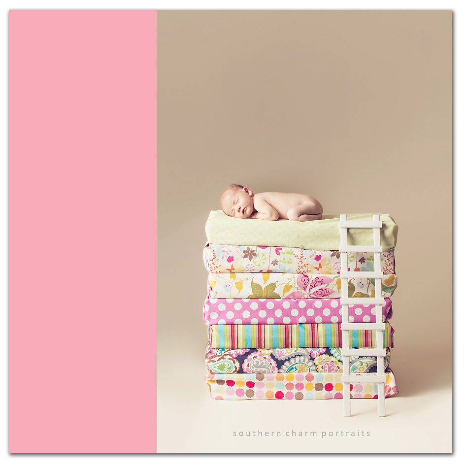 baby inspired by princess and the pea story