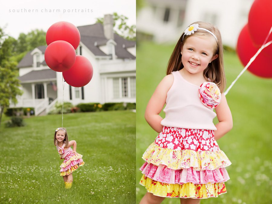 a commercial clothing photoshoot in lafollette, tn for polkadaisies 