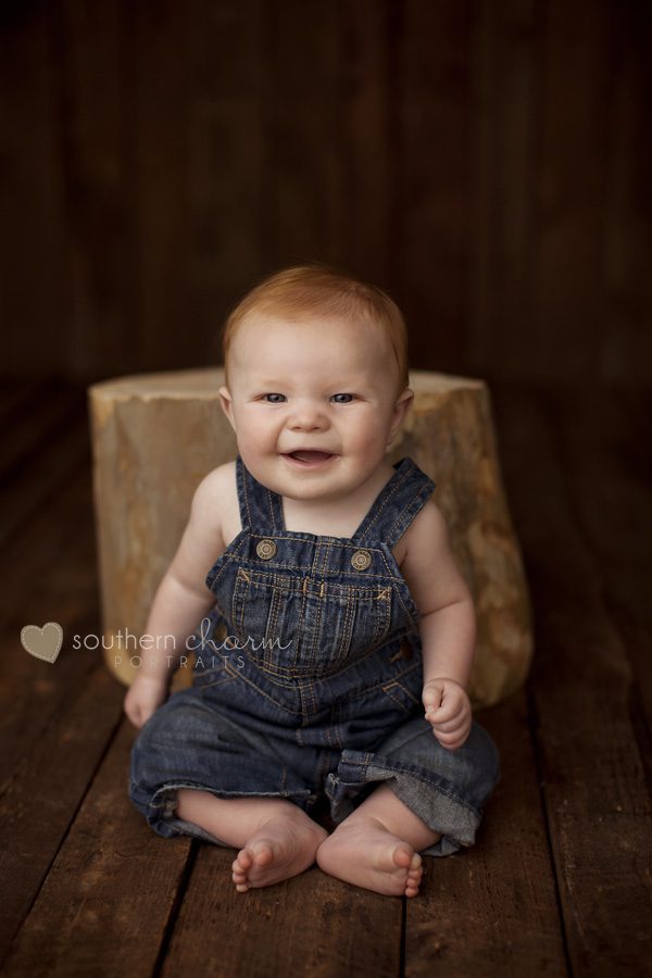 Sawyer's 6 month session - Knoxville, TN Baby Portraits - Southern ...