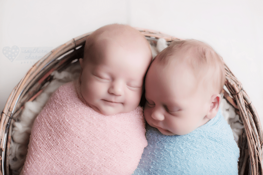 knoxville newborn twins photography