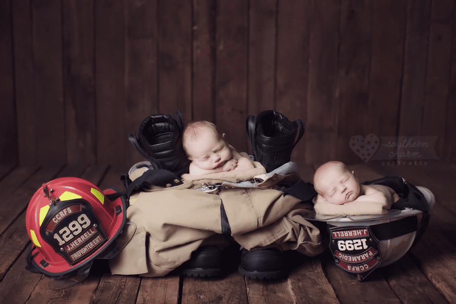 knoxville tn twins newborn portraits
