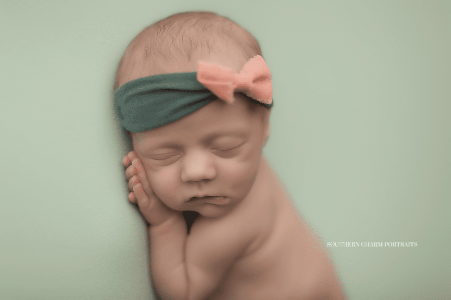 tennessee newborn posing 