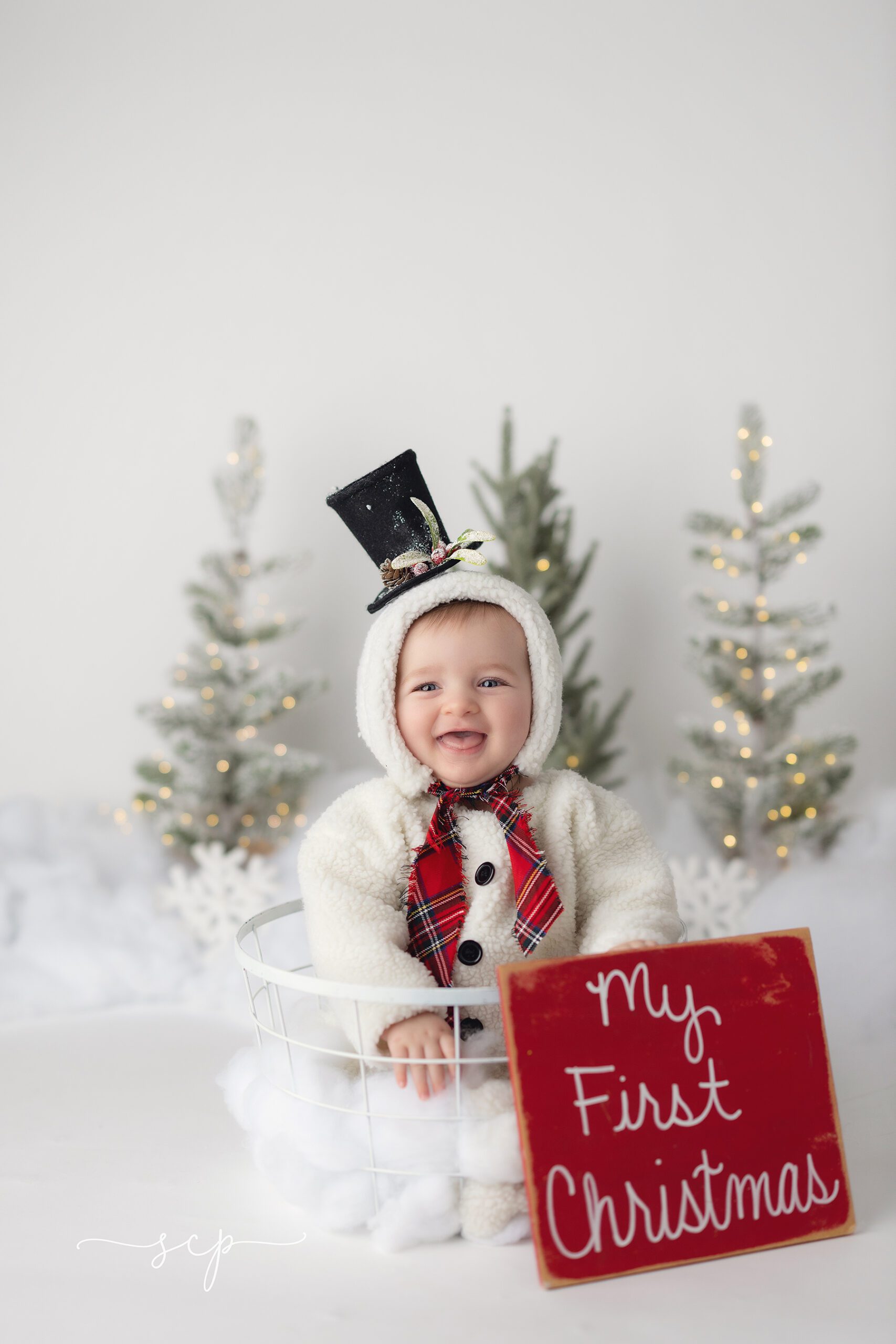knoxville baby's 1st christmas portraits